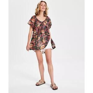 Free People Women's Kauai Getaway Cotton Embroidered Tunic